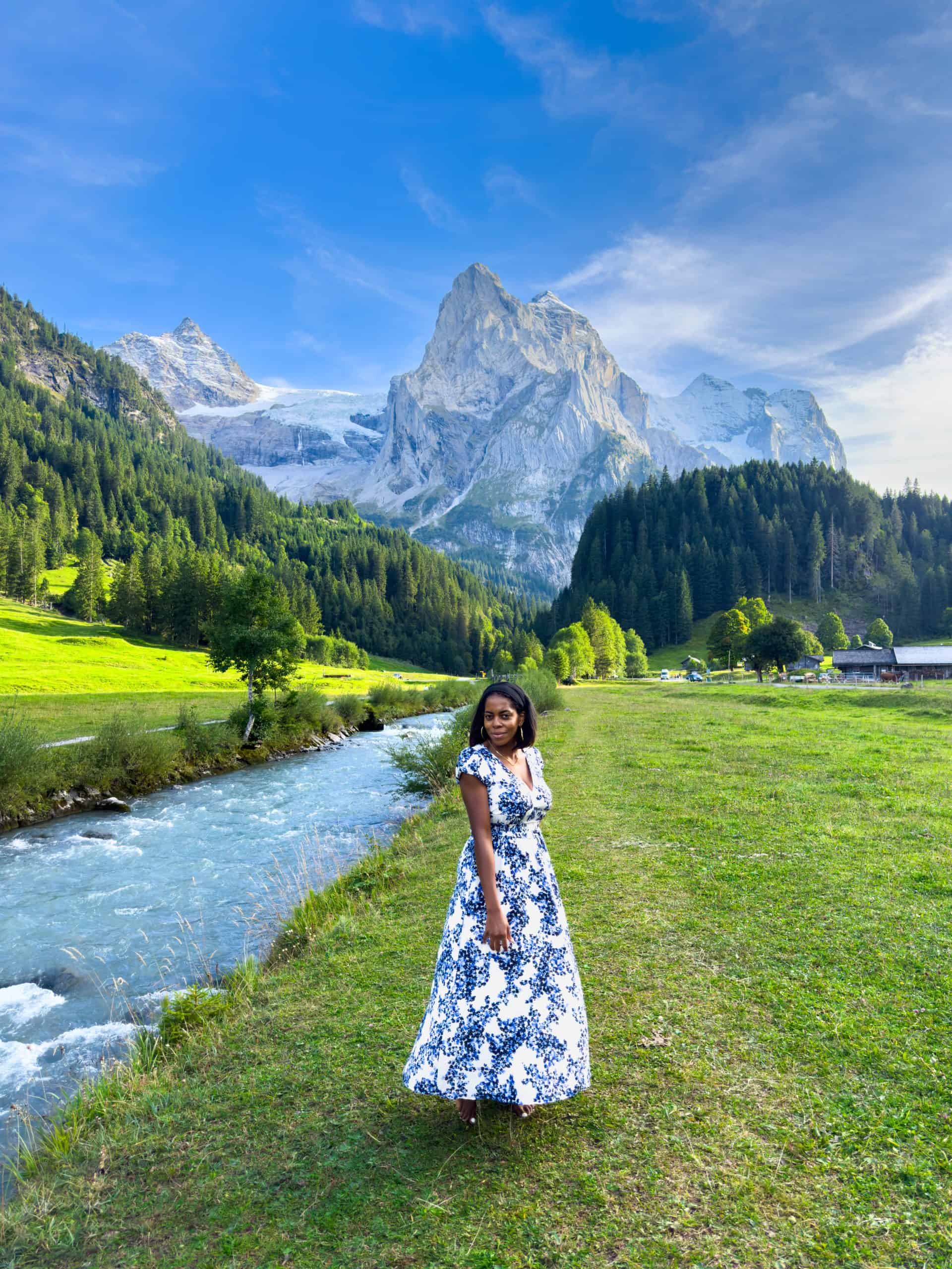 Nma by the lake in Rosenlaui valley